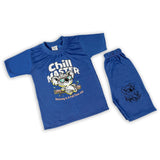Boys Half Sleeves Suit - Royal Blue, Boys Sets & Suits, Chase Value, Chase Value