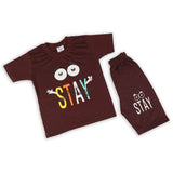 Boys Half Sleeves Suit - Maroon, Boys Sets & Suits, Chase Value, Chase Value