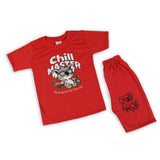 Boys Half Sleeves Suit - Red, Boys Sets & Suits, Chase Value, Chase Value