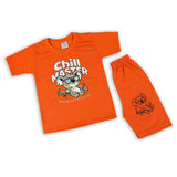 Boys Half Sleeves Suit - Orange, Boys Sets & Suits, Chase Value, Chase Value
