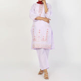 Women's Jacquard 2Pcs Suit - Light Purple, Women Shalwar Suits, Chase Value, Chase Value