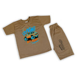 Boys Half Sleeves Suit - Beige, Boys Sets & Suits, Chase Value, Chase Value