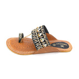 Eminent Women's Leather Kolhapuri Slipper - Black, Women Slippers, Eminent, Chase Value