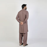 Eminent Men's Kameez Shalwar Plain Suit - Warm Grey, Men's Shalwar Kameez, Eminent, Chase Value