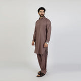 Eminent Men's Kameez Shalwar Plain Suit - Warm Grey, Men's Shalwar Kameez, Eminent, Chase Value