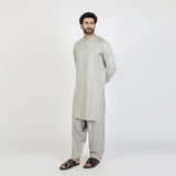 Eminent Men's Trim Fit Embrioded Shalwar Suit - Grey, Men's Shalwar Kameez, Eminent, Chase Value