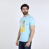 Eminent Men's Half Sleeves T-Shirt - Ice Blue, Men's T-Shirts & Polos, Eminent, Chase Value