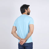 Eminent Men's Half Sleeves T-Shirt - Ice Blue, Men's T-Shirts & Polos, Eminent, Chase Value