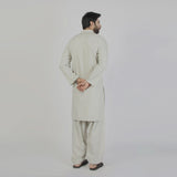 Men's Slim Fit Shalwar Suit - Pista, Men's Shalwar Kameez, Chase Value, Chase Value