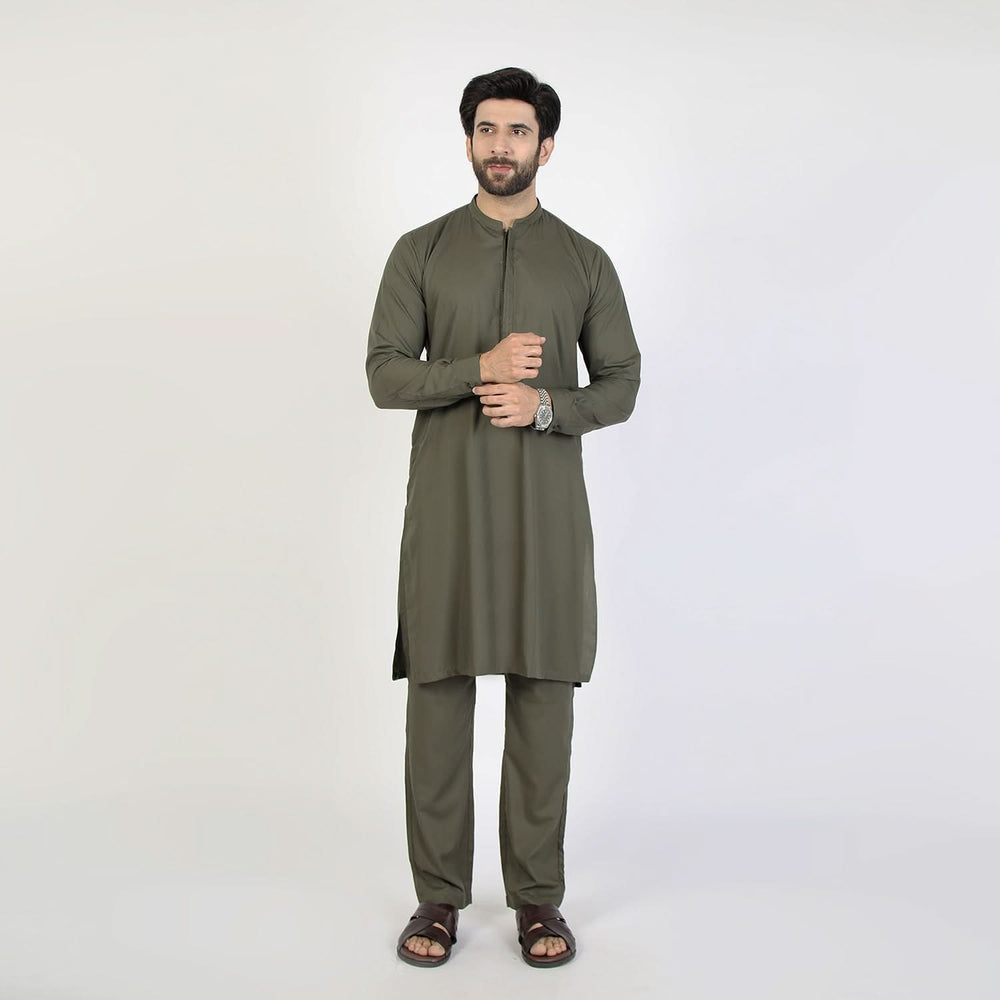 Eminent Men's Kurta Pajama Fancy Suit - Green, Men's Shalwar Kameez, Eminent, Chase Value