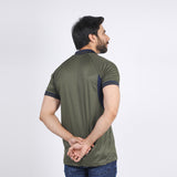 Men's Half Sleeves Polo T-Shirt - Green, Men's T-Shirts & Polos, Chase Value, Chase Value