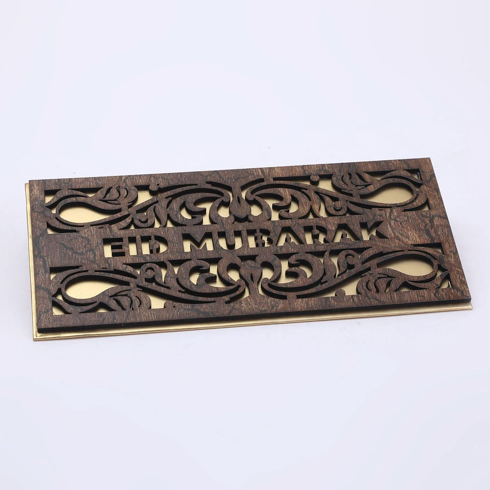 Envelop Wooden Eid Mubarak, Envelopes, Chase Value, Chase Value