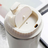Stainless Steel Vacuum Temperature Coffee Mug - Off White, Water Bottle, Chase Value, Chase Value