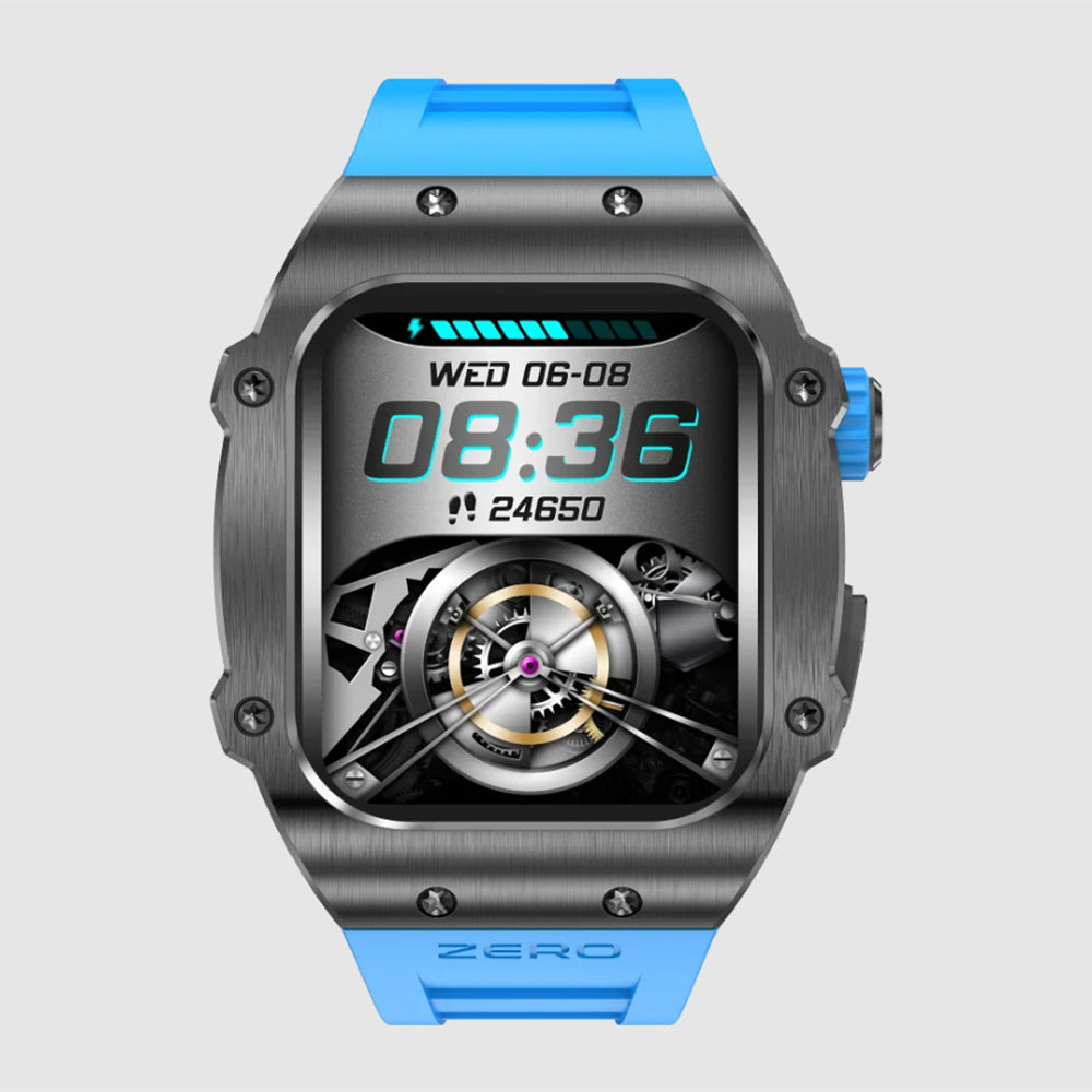 Zero Drift Gun Metal Watch - Blue, Smart Watches, Zero Lifestyle, Chase Value