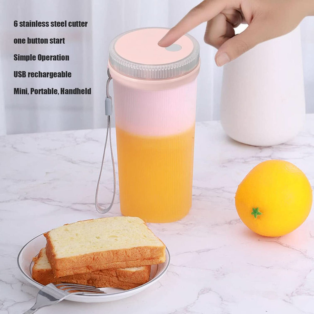 Portable Juicer 300ml - Pink, Juicer Blender & Mixer, Chase Value, Chase Value