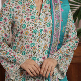 VS AIZA & MOMINA Printed Chikankari Embroidered Unstitched 3Pcs Suit - 239, Women, 3Pcs Shalwar Suit, VS Textile, Chase Value
