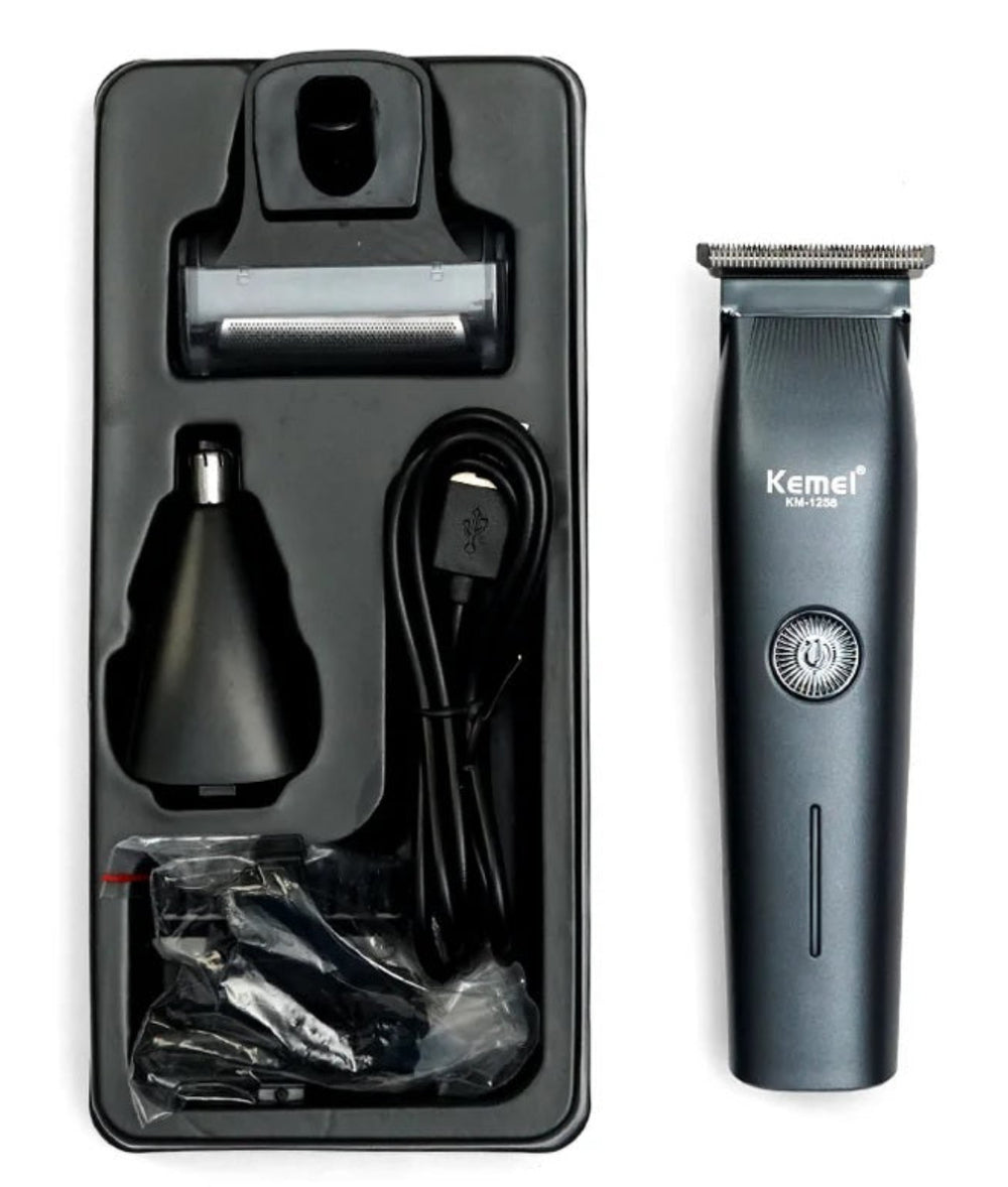 Kemei Grooming Kit 3 in 1 KM-1258, Shaver & Trimmers, Kemei, Chase Value