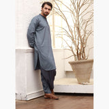 Eminent Men's Stitched Kurta Shalwar Suit - Indigo, Men's Shalwar Kameez, Eminent, Chase Value