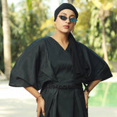 Eminent Women's Silk Co-Ord Suit - Black, Women Co-Ord Set, Eminent, Chase Value