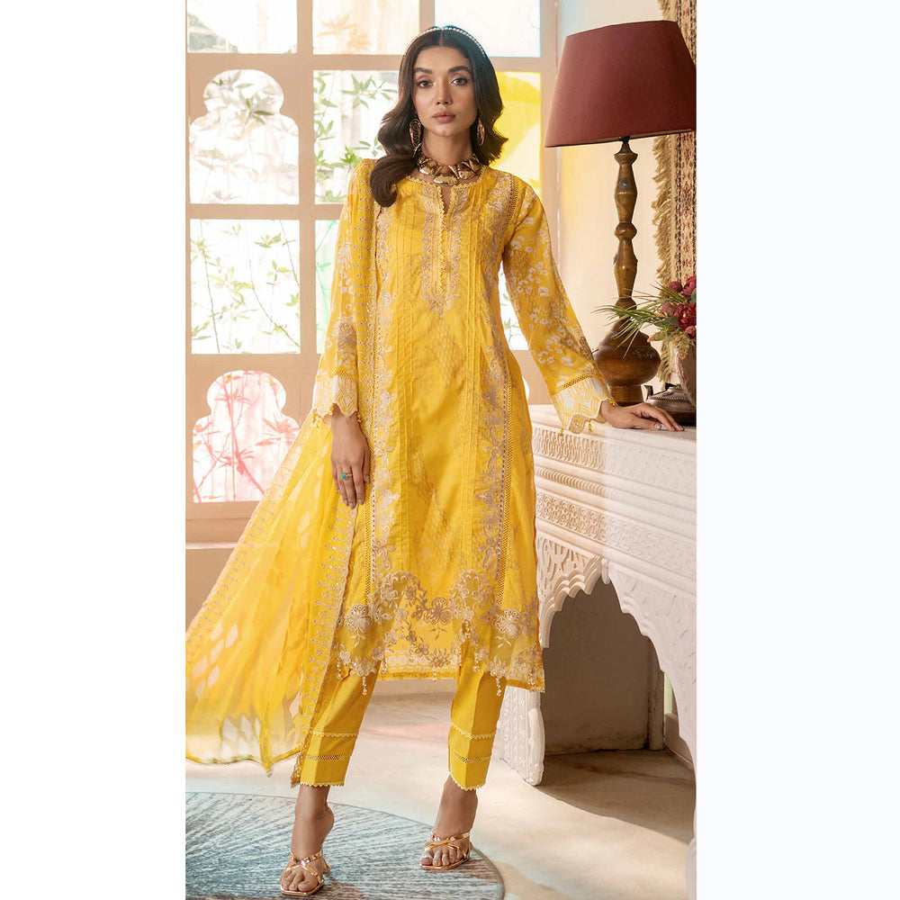 Sunshine Bloom By Al Zohaib Lawn Premium Unstitched 3 Pcs Suit - 6, Women, 3Pcs Shalwar Suit, Al-Zohaib Textiles, Chase Value