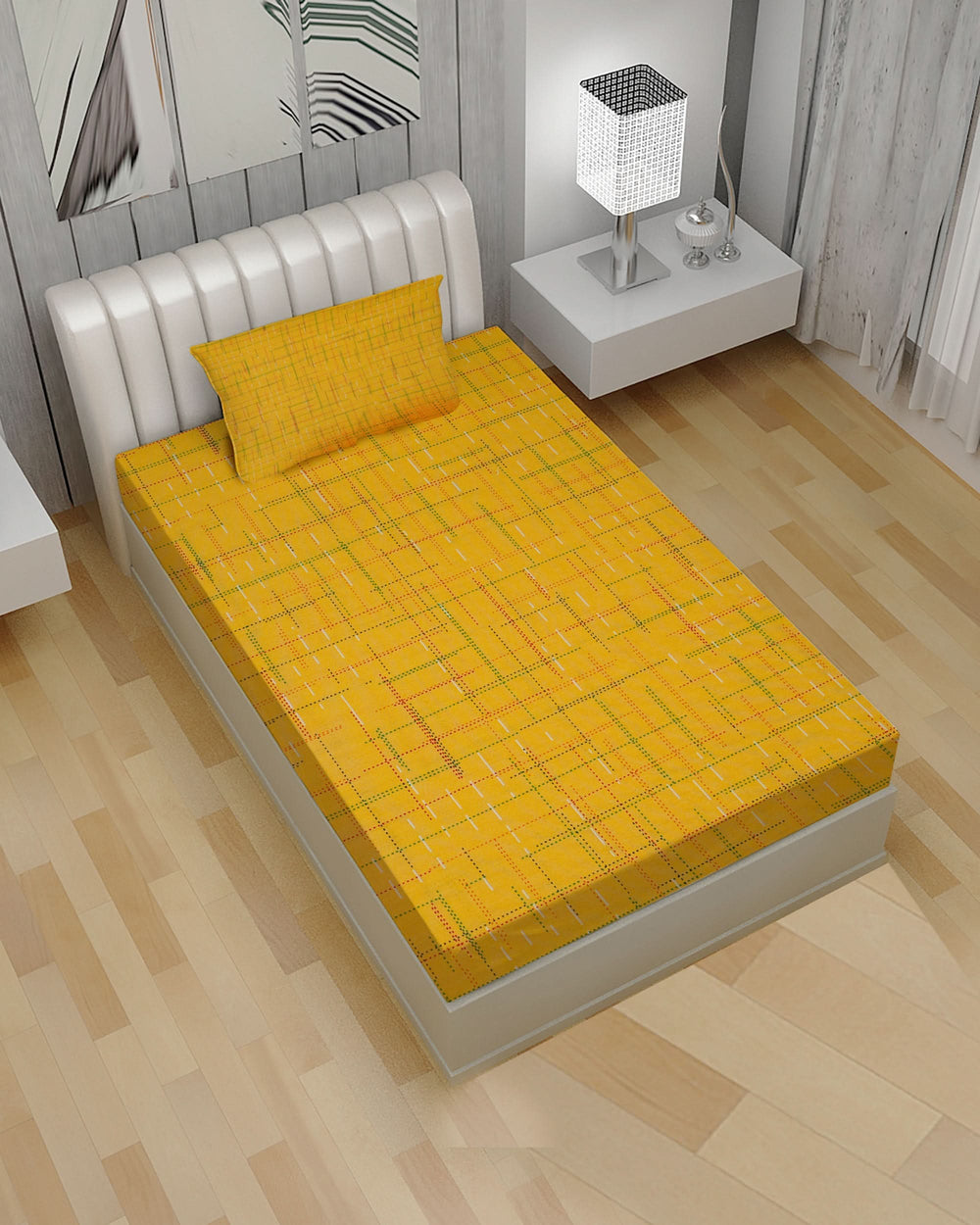 2-Piece Single Bedsheet Set, Single Size Bed Sheet, Chase Value, Chase Value