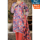 Valuable Cotton Digital Unstitched 3Pcs Suit - 7, Women, 3Pcs Shalwar Suit, Chase Value, Chase Value