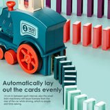 Beauty 260Pcs Kid's Domino Train Blocks Set, Building and Stacking Toy, Die-cast Model Car, Chase Value, Chase Value