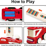 Kids Automatic Domino Train Car Toy Set, Non-Remote Control, Chase Value, Chase Value