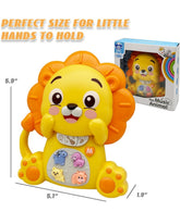 Battery Operated Piano Lion