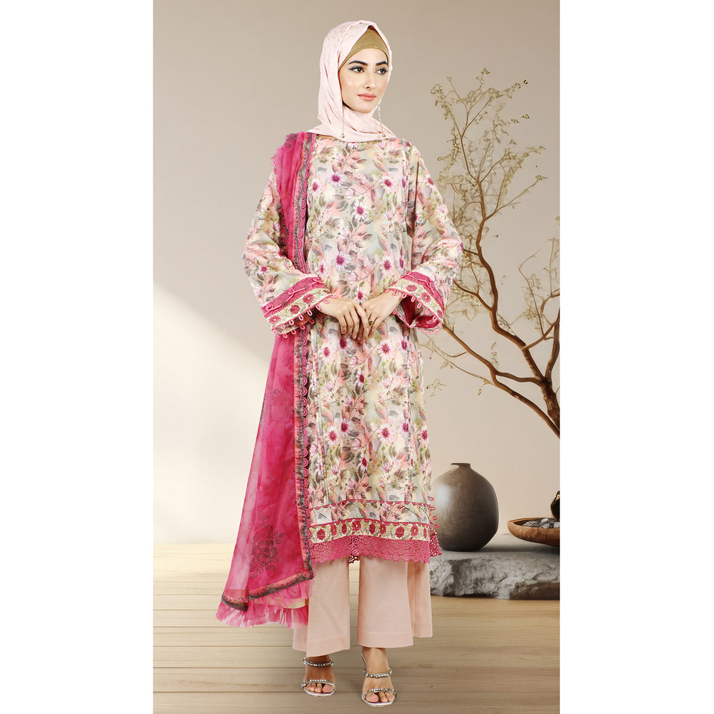 Eminent Women's Un-Stitched 3pcs Suit - 07, Women, 3Pcs Shalwar Suit, Eminent, Chase Value