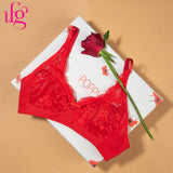 IFG Poppy Bra Blossom 002 - Red, Women Bras, IFG, Chase Value