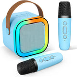 Colorful Karaoke Sound System Mic Speaker With 2 Mics, Model: K12, Bluetooth Speakers, Chase Value, Chase Value