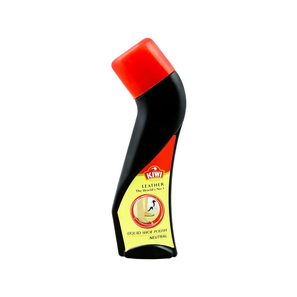 Kiwi Liquid Shoe Polish 75ML Neutral, Men's Shoe Polish, Chase Value, Chase Value