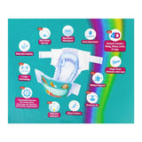 Bona Papa Magic Baby Diapers, L Maxi, No. 4, 9-13kg, 72-Pack, Diapers & Wipes, Bona Papa, Chase Value