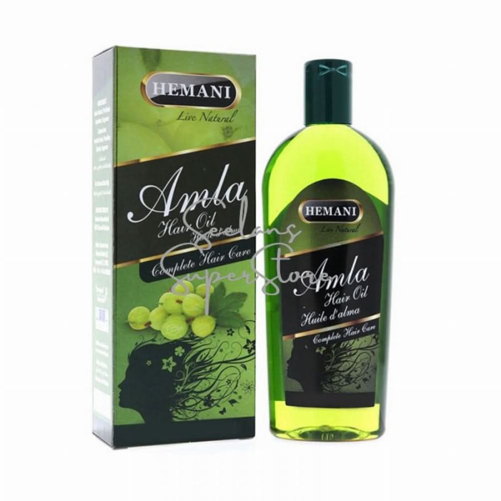 Hemani Hair Oil Almond 200ml - Amla Green, Hair Oils, WB By Hemani, Chase Value