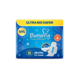 Butterfly Ultra Big Saver Sanitary Napkins XXL 16's, Sanitory Napkins, Butterfly, Chase Value