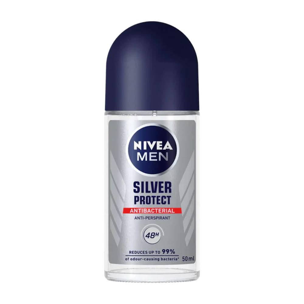 Nivea Men Roll On Silver Protect 50ml, Body Roll On & Sticks, Nivea, Chase Value