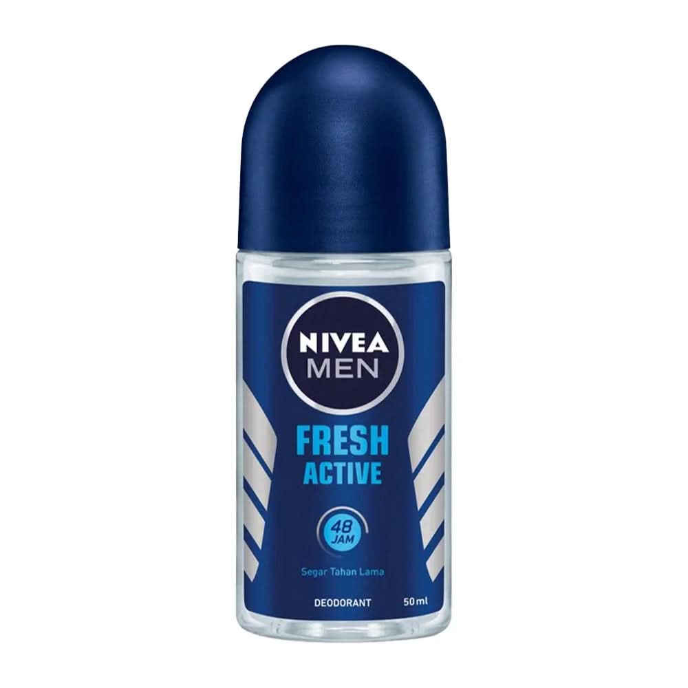Nivea Men Roll On Fresh Active 50ml, Body Roll On & Sticks, Nivea, Chase Value