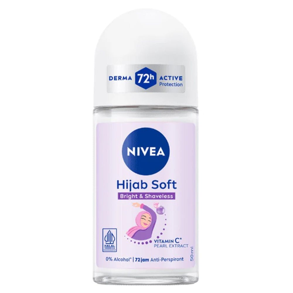 Nivea Women Roll On Hijab Soft 50ml, Body Roll On & Sticks, Nivea, Chase Value