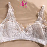 IFG Poppy Bra Blossom 002 - White, Women Bras, IFG, Chase Value