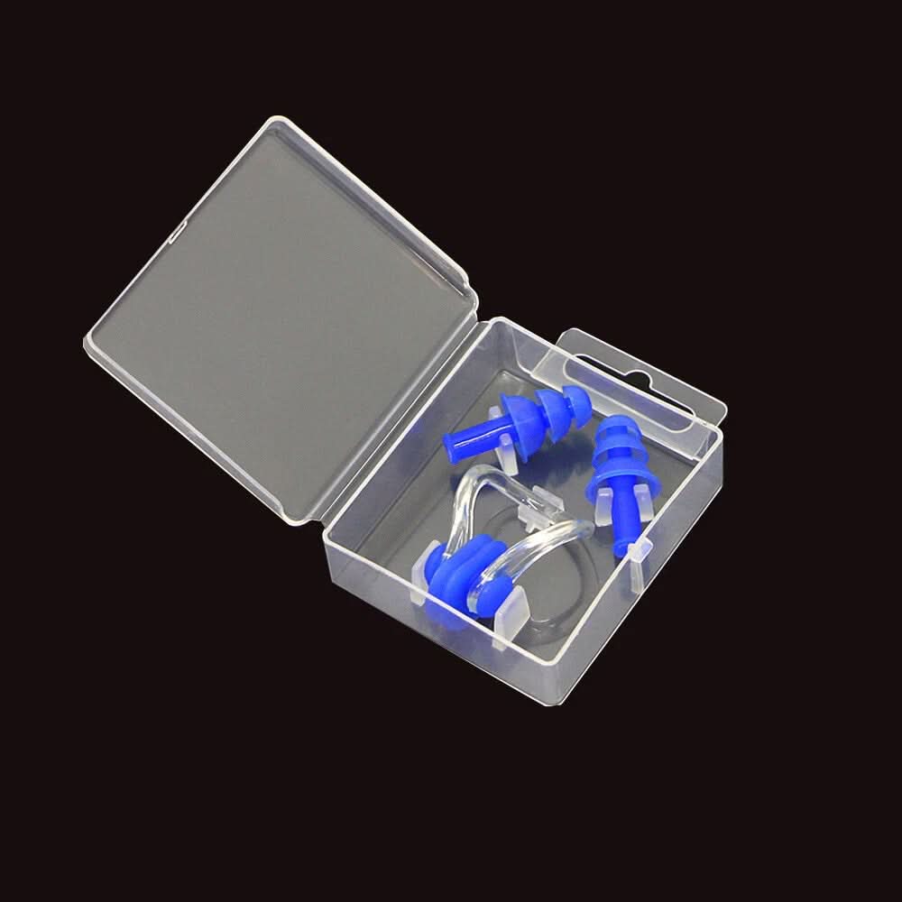Swimming Ear And Nose Plug Set - Blue, Swimming, Chase Value, Chase Value