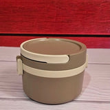 Stainless Steel Clevity Lunch Box - Brown, Tiffin Boxes & Bottles, Chase Value, Chase Value
