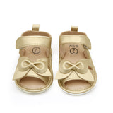 Newborn Girls Sandal - Golden, Newborn Caps, Shoes & Socks, Chase Value, Chase Value