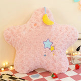 Star Fleece Filled Cushion - Light Pink, Cushions & Pillows, Chase Value, Chase Value