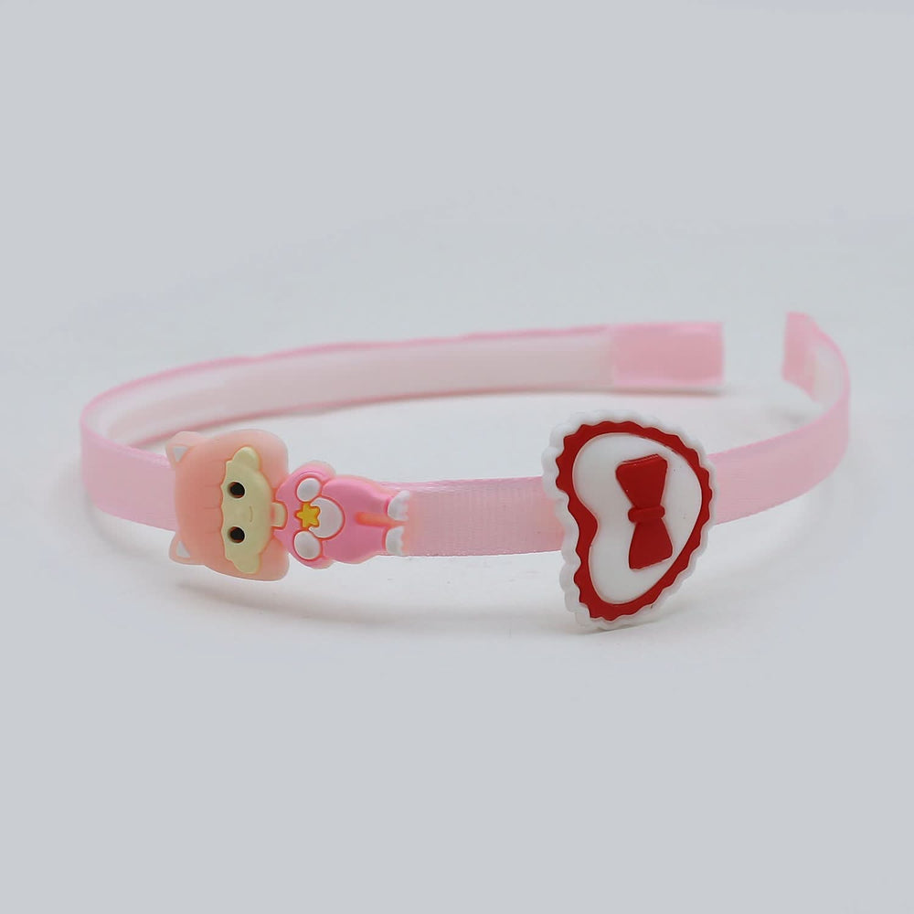 Girls Fancy Hair Band - Light Pink, Girls Hair Accessories, Chase Value, Chase Value