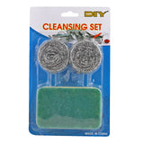 Kitchen Cleaner Set 3Pcs - Multi Color, Kitchen Tools, Chase Value, Chase Value