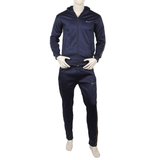 Men's Full Sleeves Fleece Zipper Track Suit - Navy Blue, Men's Track Suits, Chase Value, Chase Value