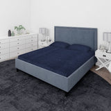 Water Proof Mattress Protector Double Bed - Navy Blue, Mattress Protector, Chase Value, Chase Value