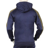 Men's Full Sleeves Fleece Zipper Track Suit - Navy Blue, Men's Track Suits, Chase Value, Chase Value
