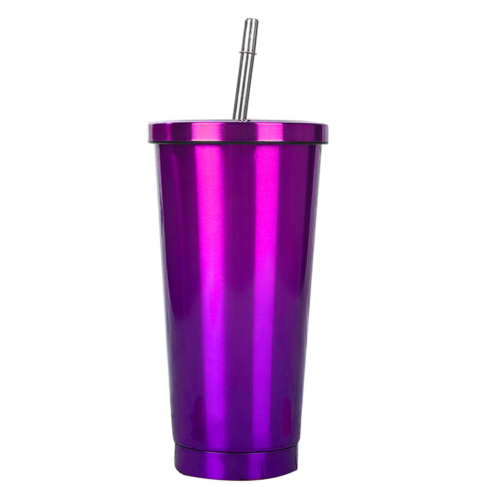 Stainless Steel Vacuum Cup - Purple, Thermos & Mug, Chase Value, Chase Value